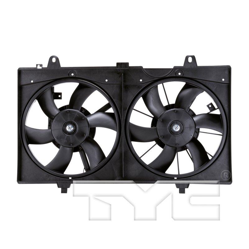TYC 621770 Dual Radiator and Condenser Fan Assembly