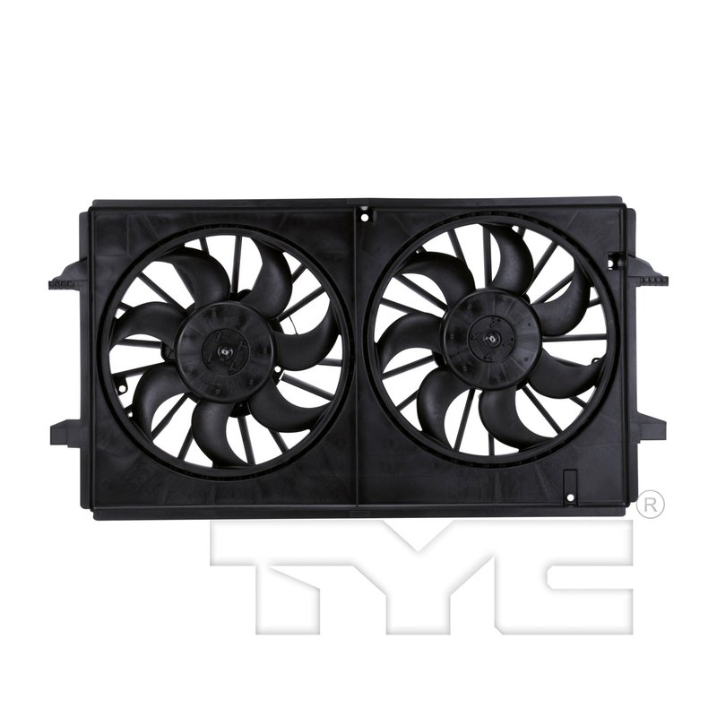 TYC 621790 Dual Radiator and Condenser Fan Assembly