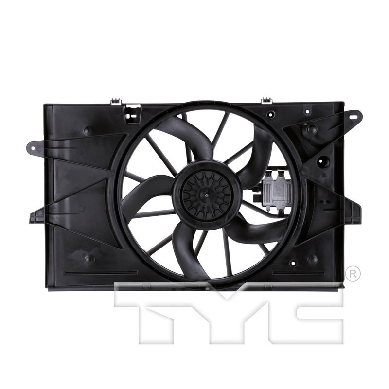 TYC 621890 Dual Radiator and Condenser Fan Assembly