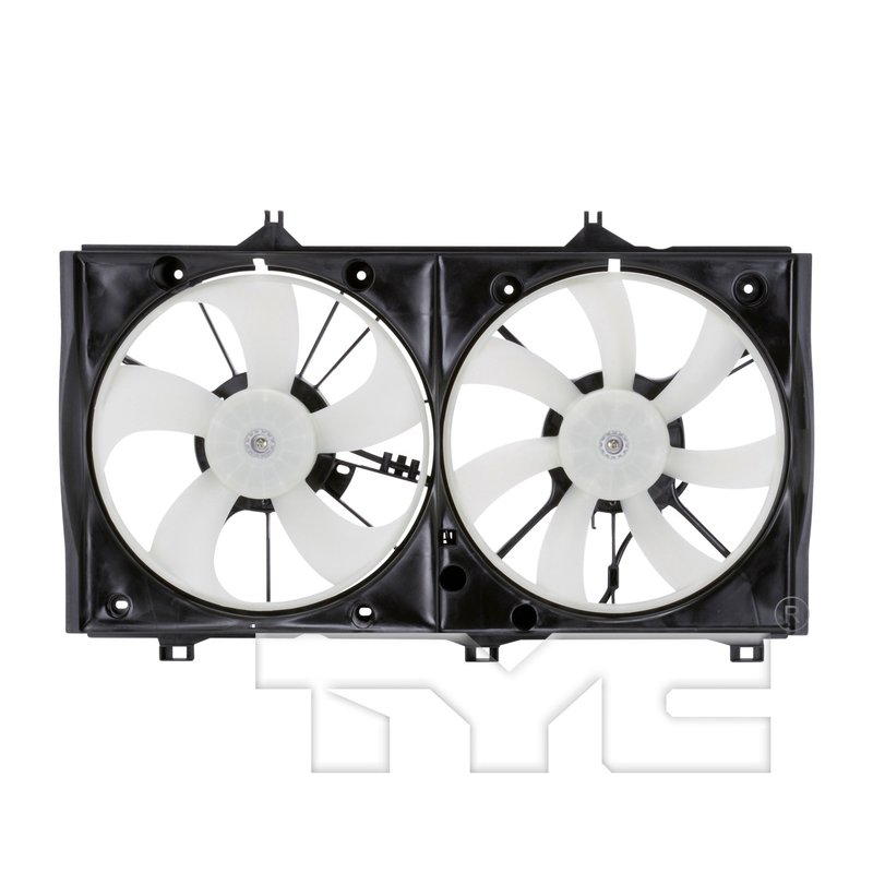 TYC 621900 Dual Radiator and Condenser Fan Assembly