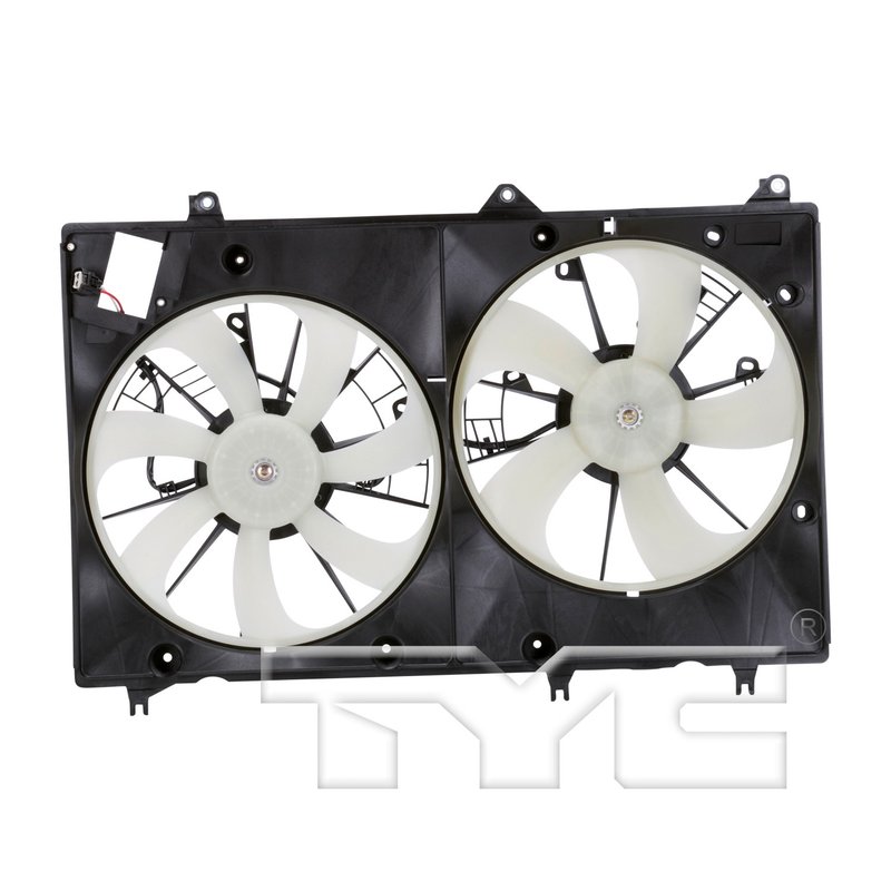 TYC 622000 Dual Radiator and Condenser Fan Assembly