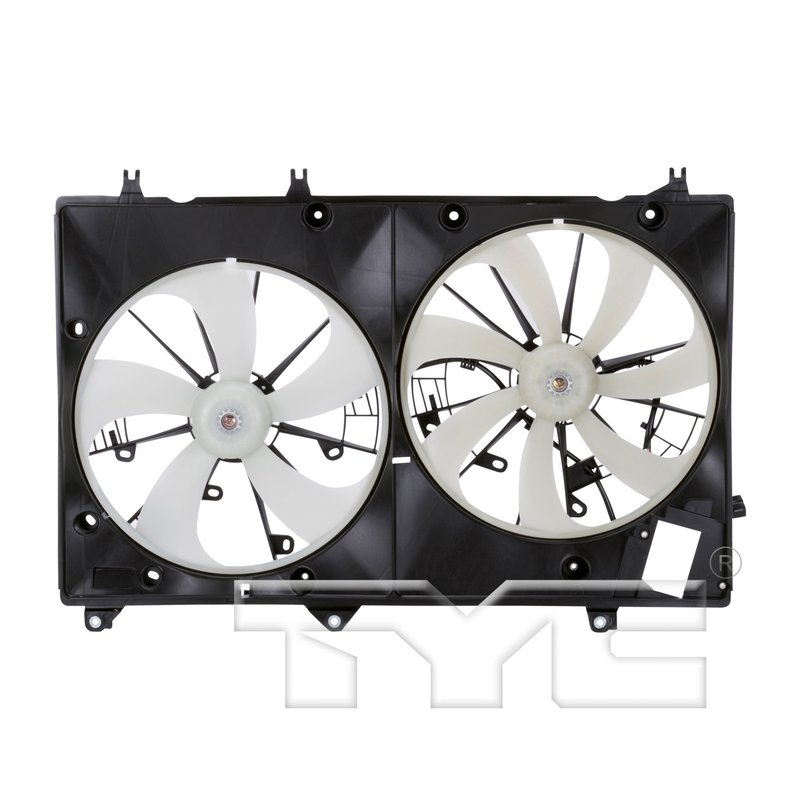 TYC 622010 Dual Radiator and Condenser Fan Assembly