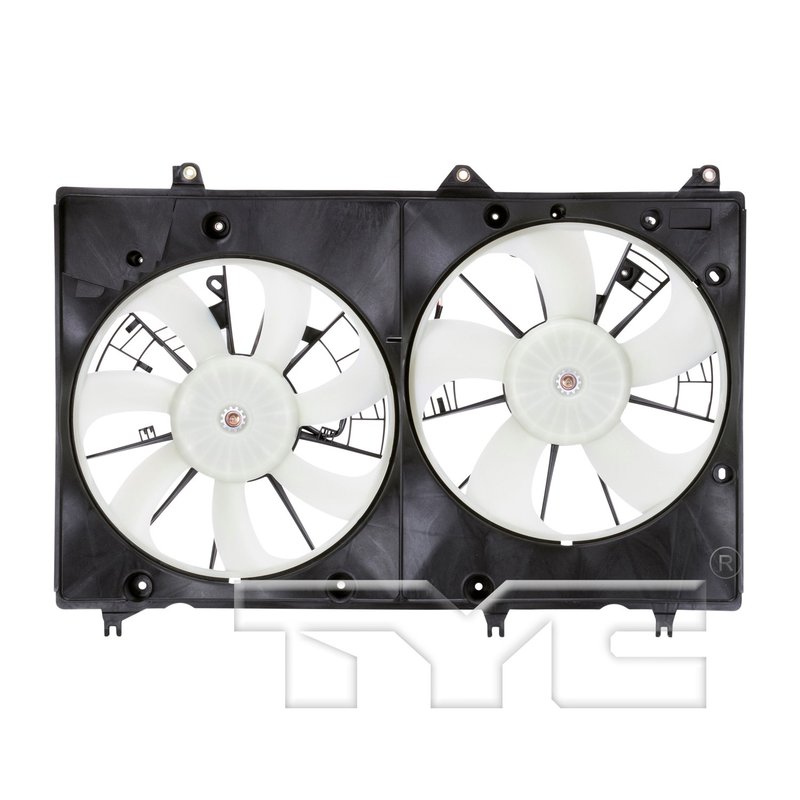 TYC 622020 Dual Radiator and Condenser Fan Assembly