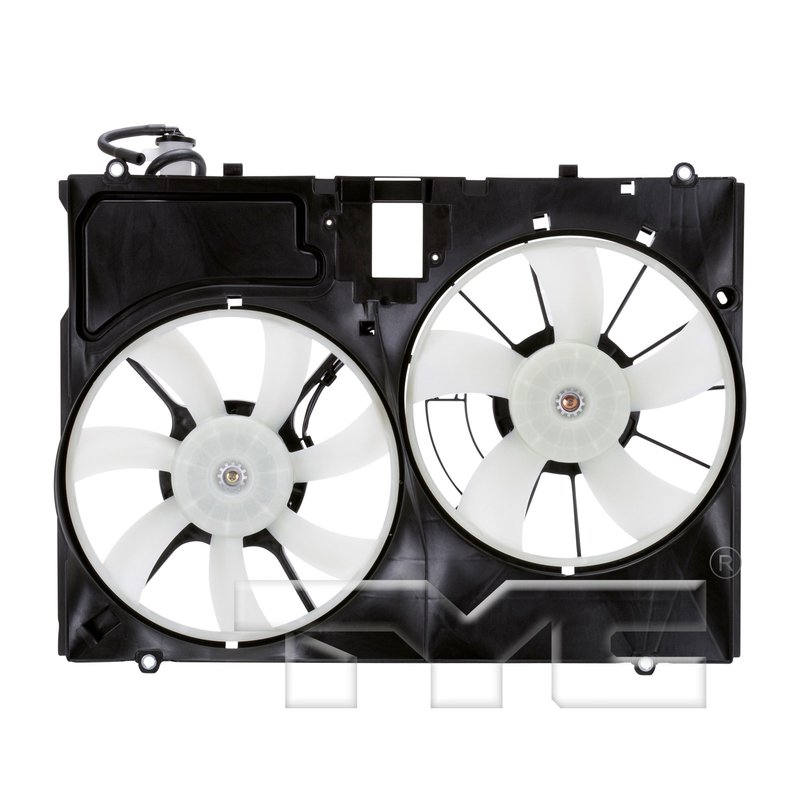 TYC 622080 Dual Radiator and Condenser Fan Assembly