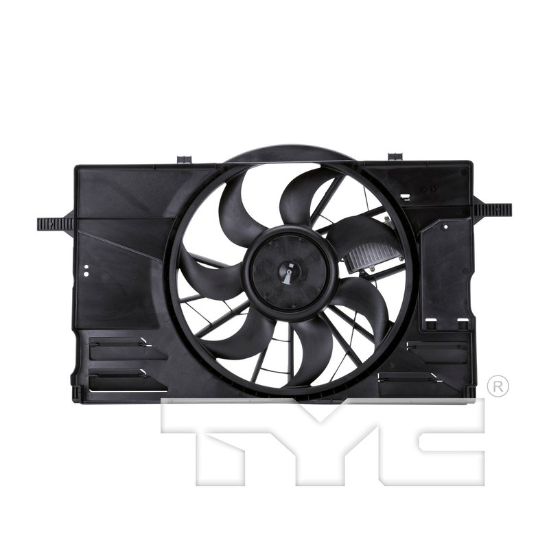 TYC 622090 Dual Radiator and Condenser Fan Assembly