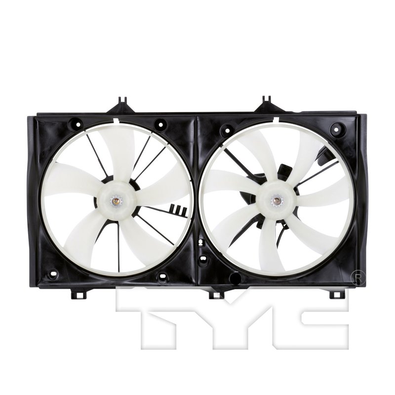 TYC 622200 Dual Radiator and Condenser Fan Assembly