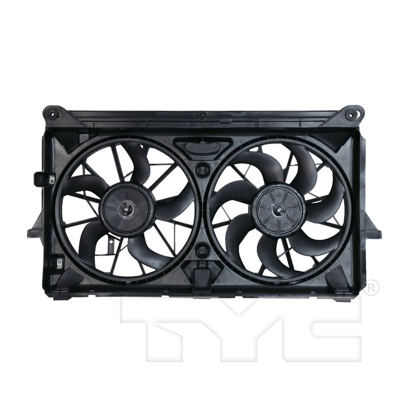 TYC 622220 Dual Radiator and Condenser Fan Assembly