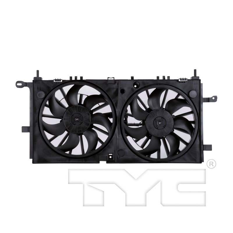 TYC 622340 Dual Radiator and Condenser Fan Assembly
