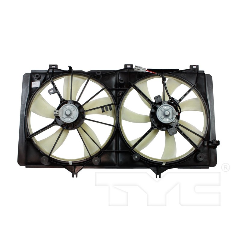 TYC 622420 Dual Radiator and Condenser Fan Assembly