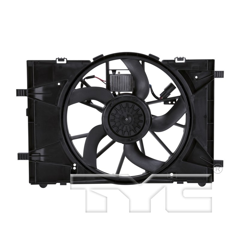 TYC 622430 Dual Radiator and Condenser Fan Assembly