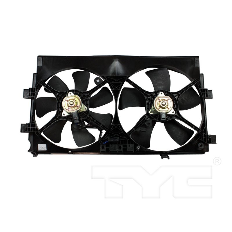 TYC 622450 Dual Radiator and Condenser Fan Assembly