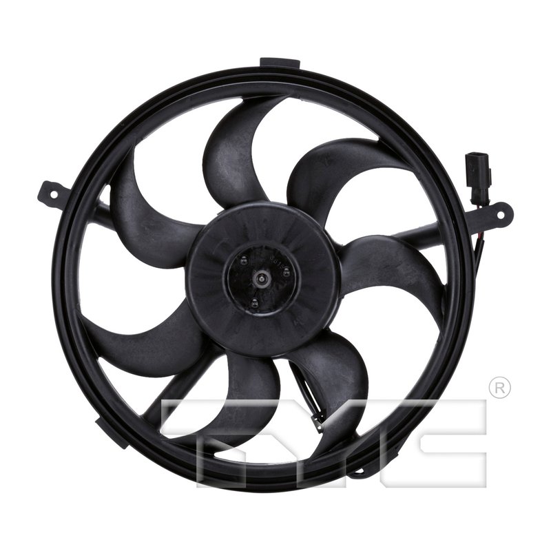 TYC 622490 Dual Radiator and Condenser Fan Assembly