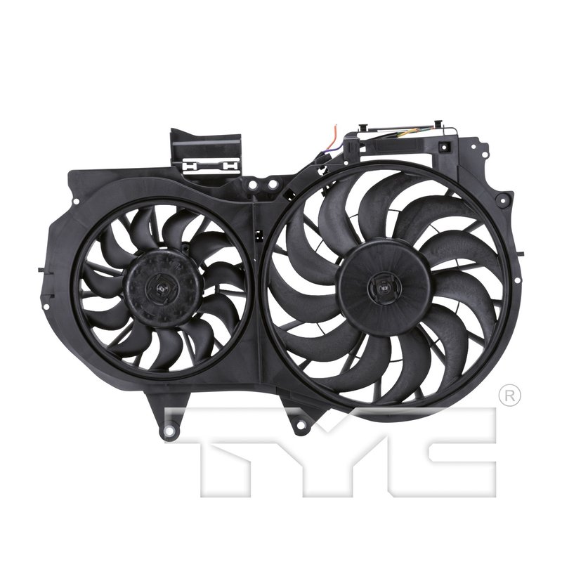 TYC 622540 Dual Radiator and Condenser Fan Assembly