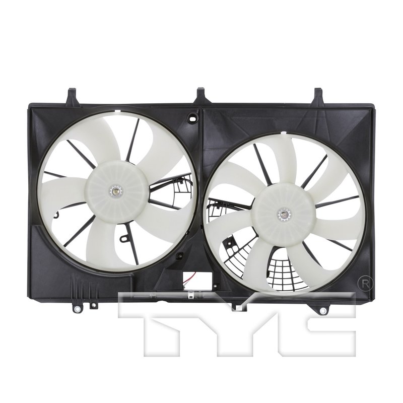 TYC 622680 Dual Radiator and Condenser Fan Assembly