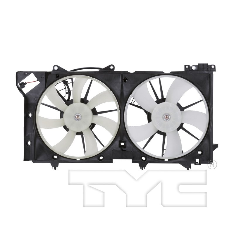 TYC 622750 Dual Radiator and Condenser Fan Assembly
