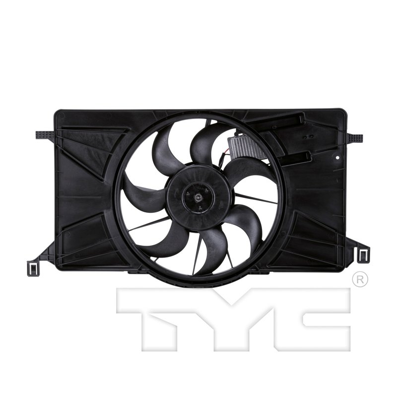 TYC 622800 Dual Radiator and Condenser Fan Assembly