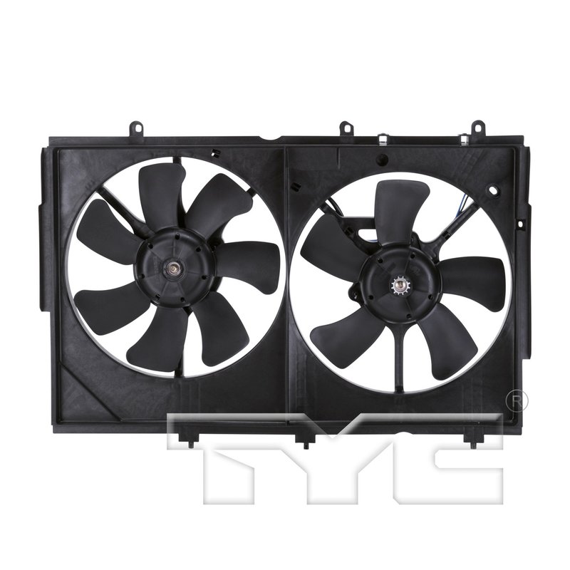 TYC 622810 Dual Radiator and Condenser Fan Assembly