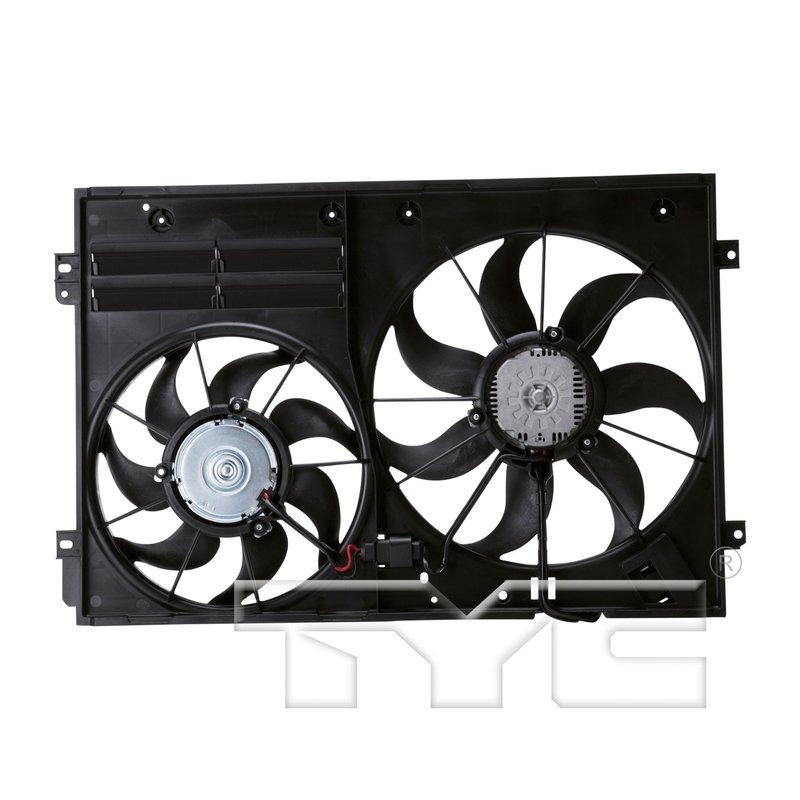 TYC 622830 Dual Radiator and Condenser Fan Assembly