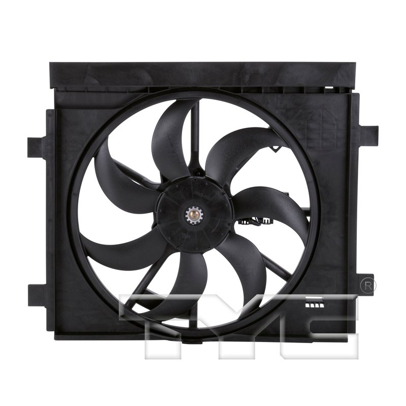 TYC 622880 Dual Radiator and Condenser Fan Assembly