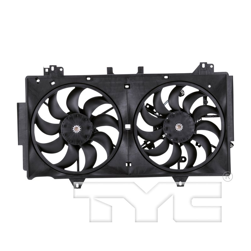 TYC 622970 Dual Radiator and Condenser Fan Assembly