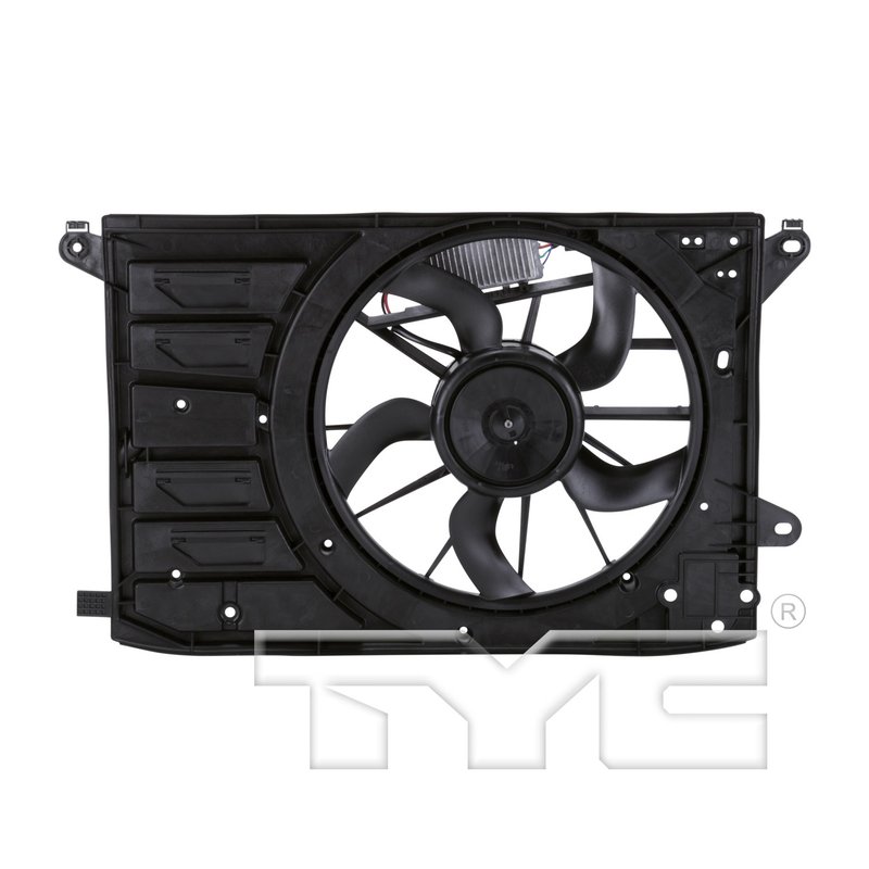 TYC 623020 Dual Radiator and Condenser Fan Assembly