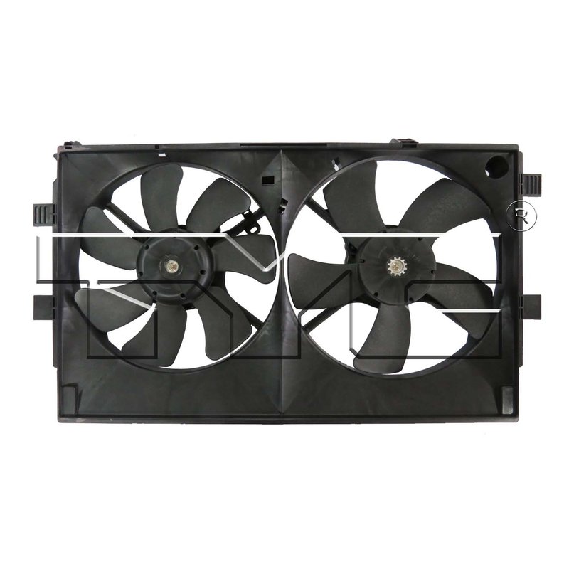 TYC 623100 Dual Radiator and Condenser Fan Assembly