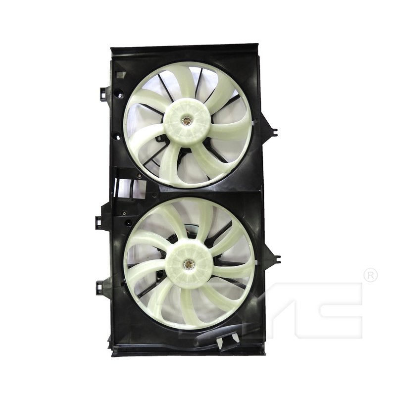 TYC 623200 Dual Radiator and Condenser Fan Assembly