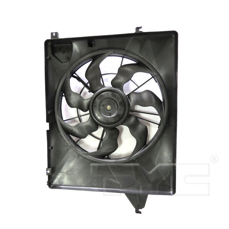TYC 623210 Dual Radiator and Condenser Fan Assembly