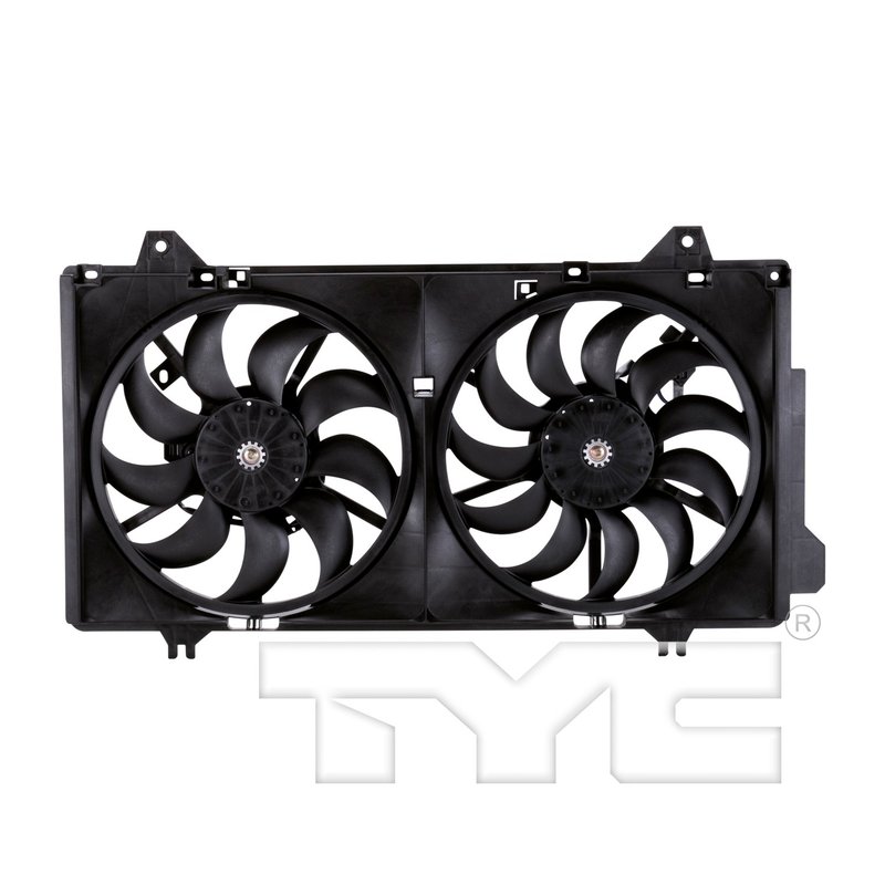 TYC 623260 Dual Radiator and Condenser Fan Assembly