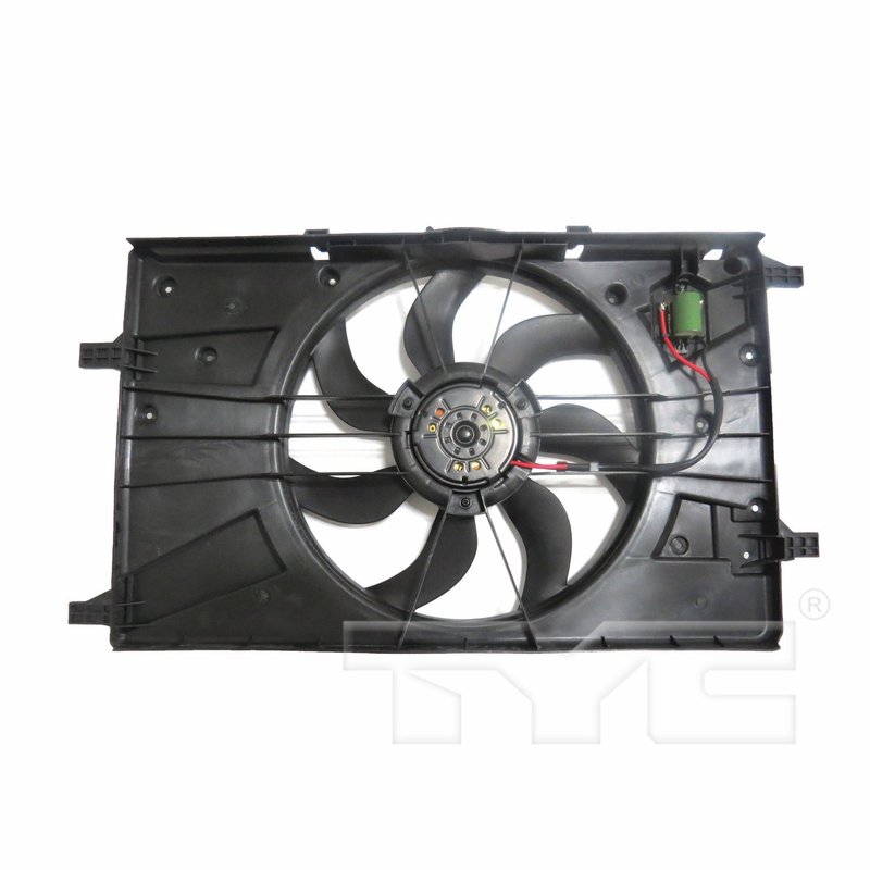 TYC 623270 Dual Radiator and Condenser Fan Assembly