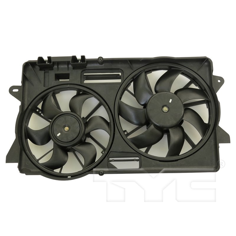 TYC 623310 Dual Radiator and Condenser Fan Assembly