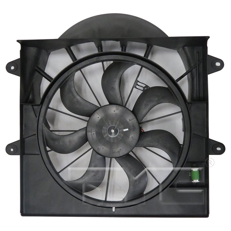 TYC 623360 Dual Radiator and Condenser Fan Assembly