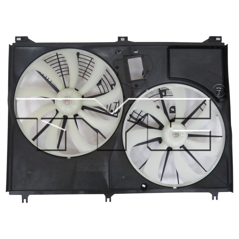 TYC 623380 Dual Radiator and Condenser Fan Assembly