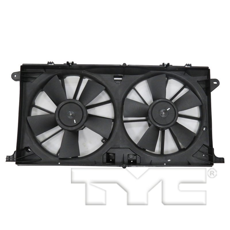 TYC 623450 Dual Radiator and Condenser Fan Assembly