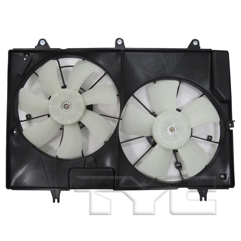 TYC 623460 Dual Radiator and Condenser Fan Assembly