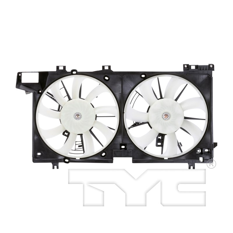 TYC 623480 Dual Radiator and Condenser Fan Assembly