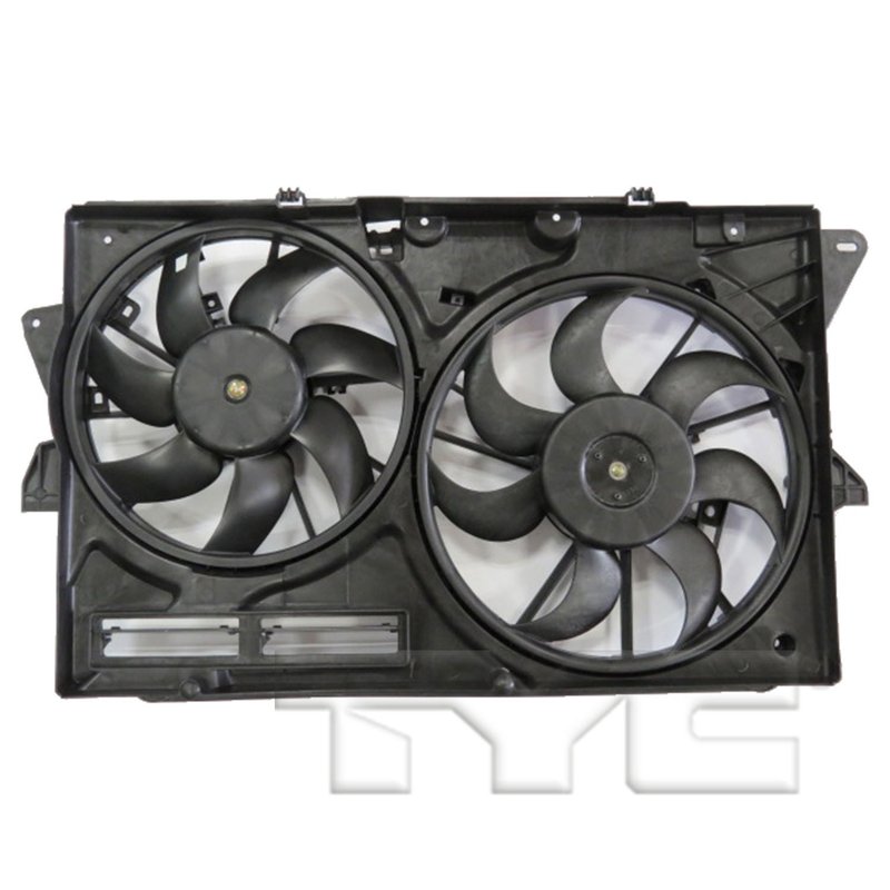 TYC 623500 Dual Radiator and Condenser Fan Assembly