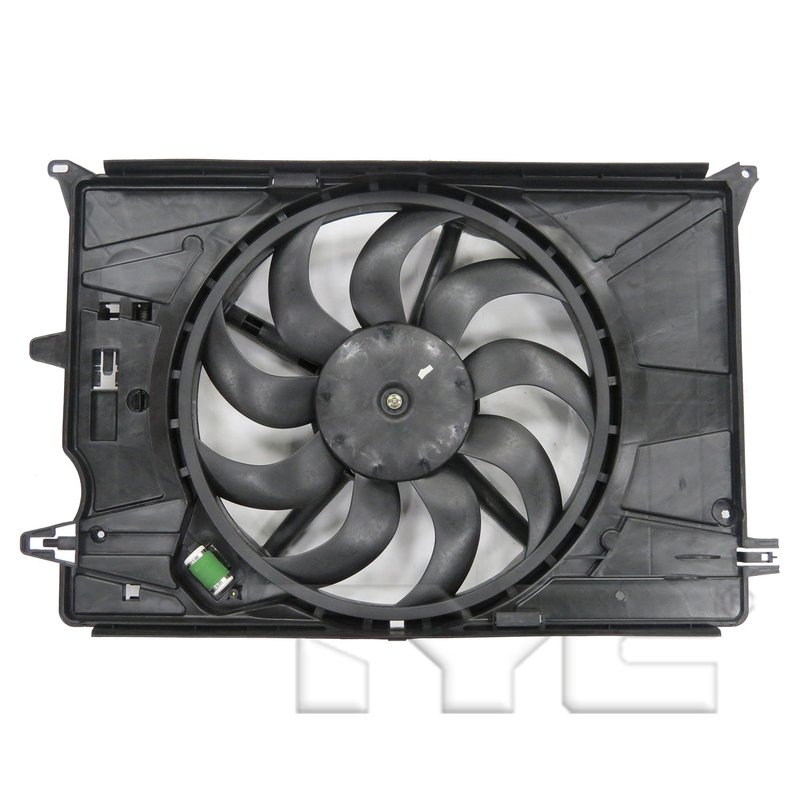 TYC 623530 Dual Radiator and Condenser Fan Assembly