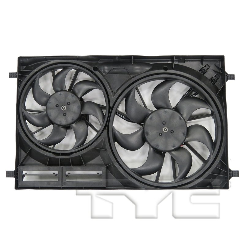 TYC 623540 Dual Radiator and Condenser Fan Assembly