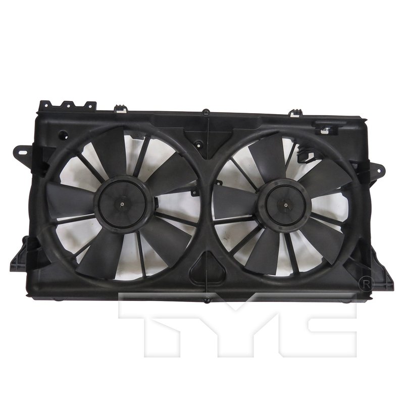 TYC 623620 Dual Radiator and Condenser Fan Assembly