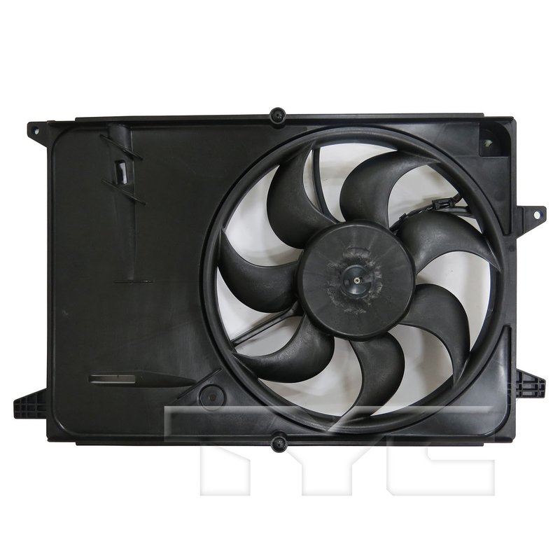TYC 623650 Dual Radiator and Condenser Fan Assembly