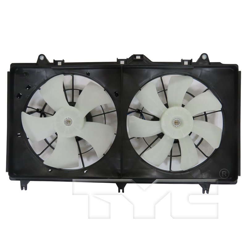 TYC 623660 Dual Radiator and Condenser Fan Assembly