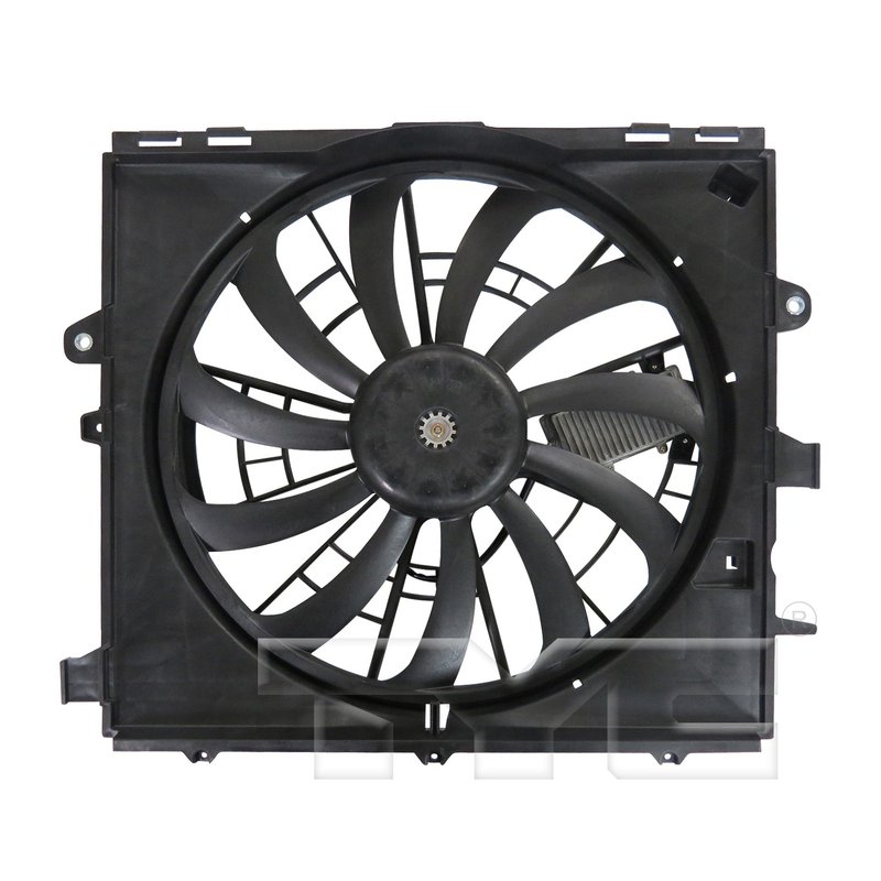 TYC 623680 Dual Radiator and Condenser Fan Assembly