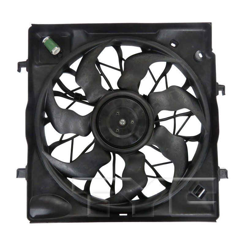 TYC 623750 Dual Radiator and Condenser Fan Assembly