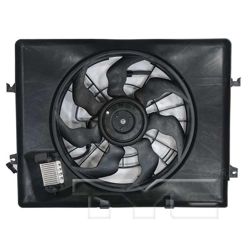 TYC 623770 Dual Radiator and Condenser Fan Assembly