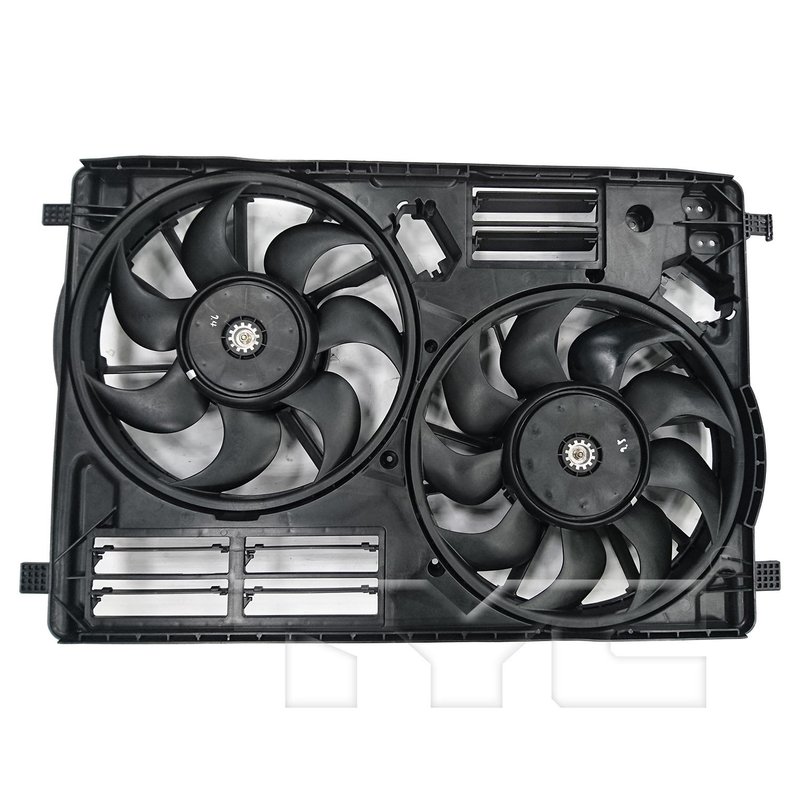 TYC 623800 Dual Radiator and Condenser Fan Assembly