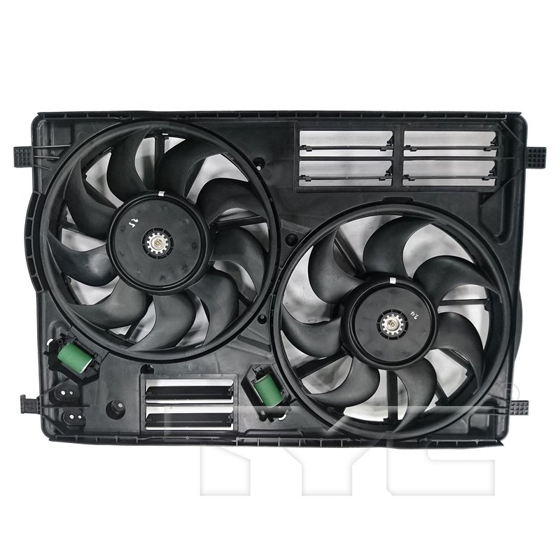 TYC 623810 Dual Radiator and Condenser Fan Assembly