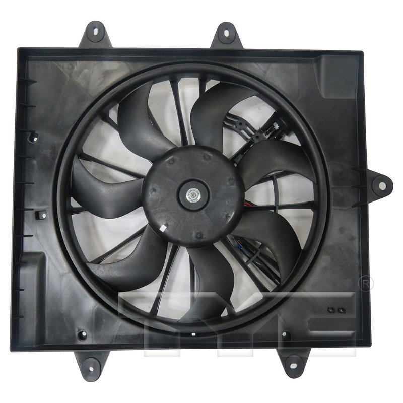 TYC 623830 Dual Radiator and Condenser Fan Assembly