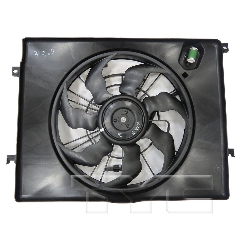 TYC 623900 Dual Radiator and Condenser Fan Assembly