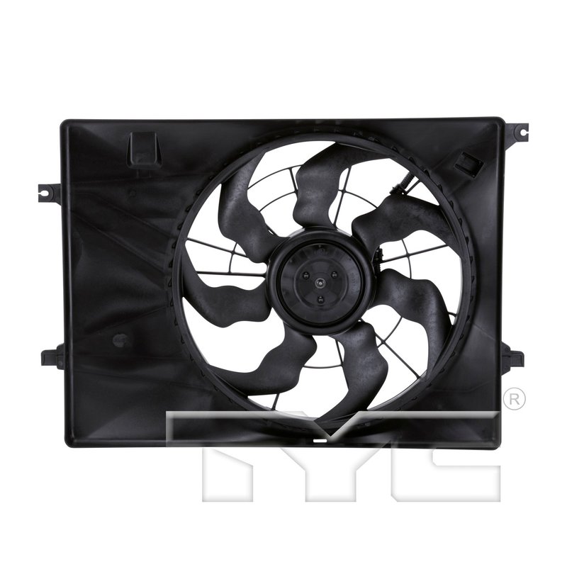 TYC 623920 Dual Radiator and Condenser Fan Assembly